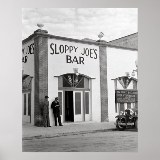 Sloppy Joe's Bar, 1938. foto Poster (Voorkant)