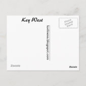 Sloppy Joe's Bar Briefkaart (Achterkant)