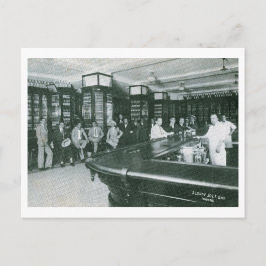 Sloppy Joe's Bar, Havana, Cuba Briefkaart (Voorkant)