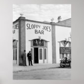 Sloppy Joe's Bar, Key West, 1938 Poster (Voorkant)