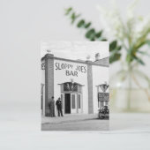 Sloppy Joe's Bar, Key West, jaren '30 Briefkaart (Staand voorkant)