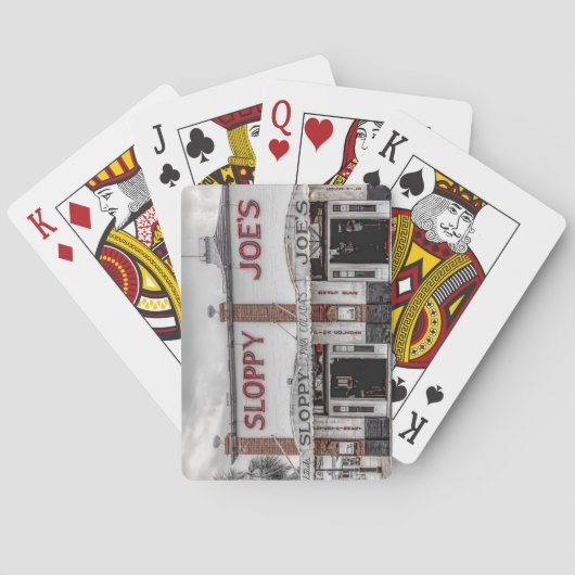 Sloppy Joe's Key West-speelkaarten Speelkaarten (Achterkant)