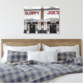 Sloppy Joe's Key West Wrapped Canvas Afdruk (Insitu (Slaapkamer))