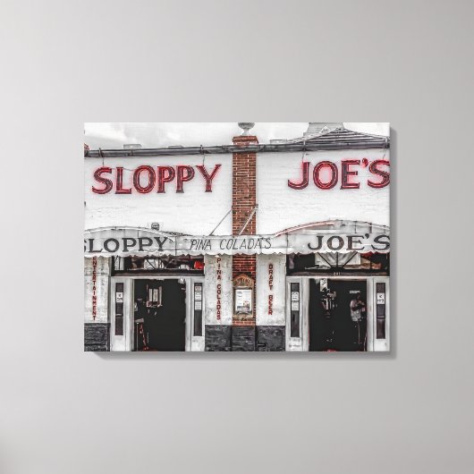 Sloppy Joe's Key West Wrapped Canvas Afdruk (Voorkant)