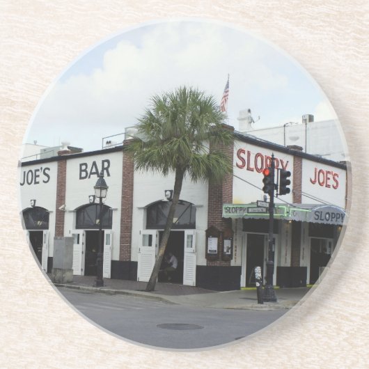 Sloppy Joe's Zandsteen Onderzetter (Voorkant)