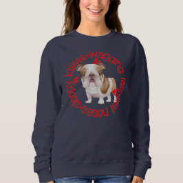 Sloppy kusjes, bulldog, basic sweatshirt