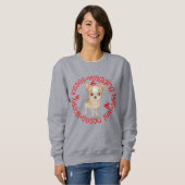 Sloppy kusjes, chihuahua, basic sweatshirt (Voorkant volledig)