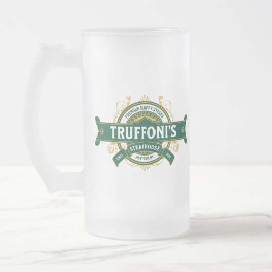 Sloppy Steaks op Truffoni's Matglas Bierpul (Links)