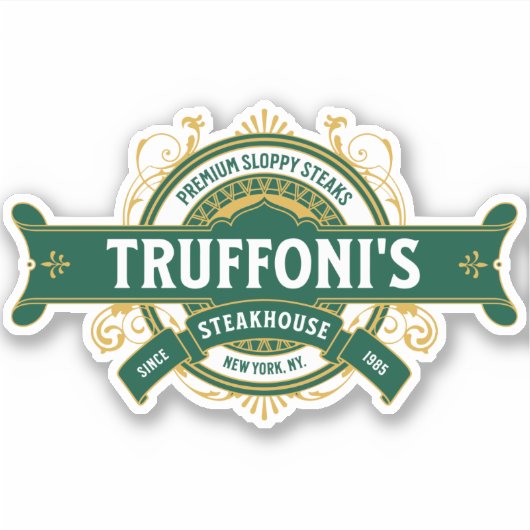 Sloppy Steaks Truffoni Sticker (Voorkant)