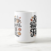 Slordig drinken herfst humor mok (Center)