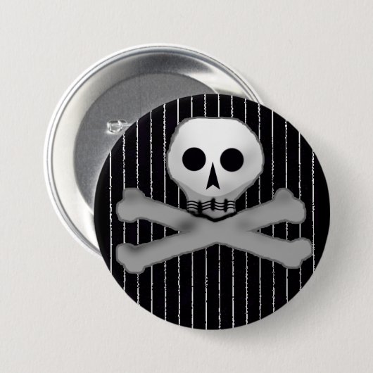 slordig ronde button 7,6 cm (Voorkant /achterkant)