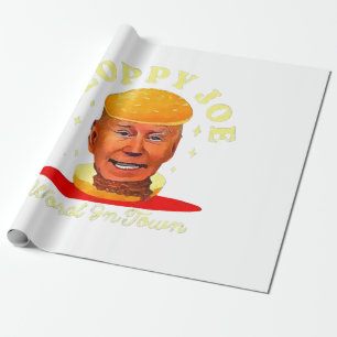Slordige Joe Biden Anti President Cadeaupapier
