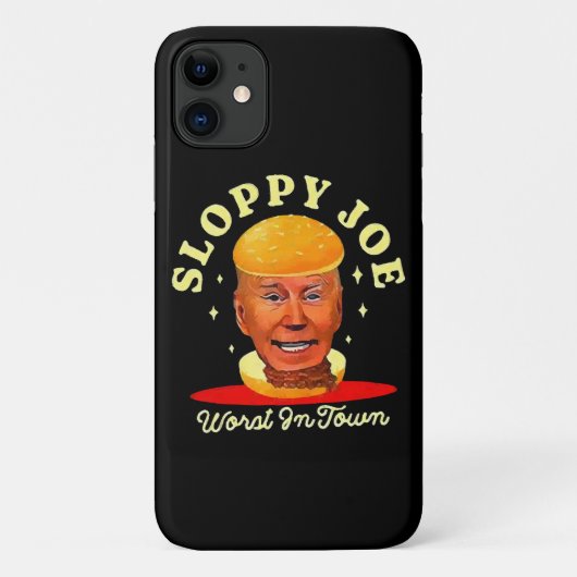 Slordige Joe Biden Anti President Case-Mate iPhone Case (Achterkant)