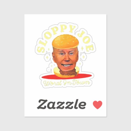 Slordige Joe Biden Anti President Sticker (Vel)