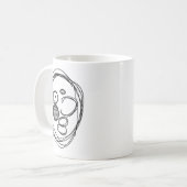 Slordige vent koffiemok (Voorkant links)