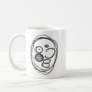 Slordige vent koffiemok