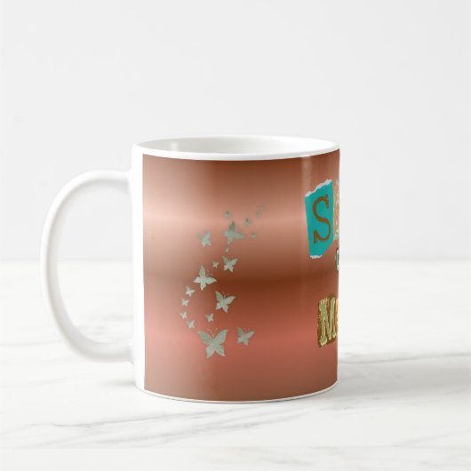 Slordige Zonnebloem Boho Klassieke Mok (Links)