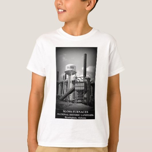 SLOSS FURNACES - Nationaal historisch landmerk T-shirt (Voorkant)