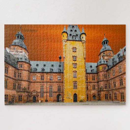 Slot Aschaffenburg Duitsland. Legpuzzel (Horizontaal)
