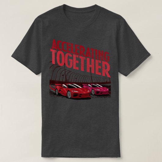 Slot Auto samen versnellen Afstandsbediening T-shirt (Design voorkant)