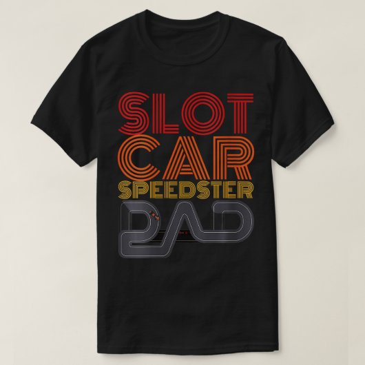 Slot Auto Speedster Papa Afstandsbediening Auto Co T-shirt (Design voorkant)