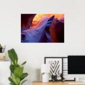 Slot Canyon Scenic Poster (Thuiskantoor)