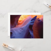 Slot Canyon Schilderachtig Kaart (Voorkant / Achterkant in situ)