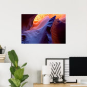 Slot Canyon Schilderachtig Poster (Thuiskantoor)