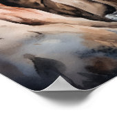 Slot Canyons Utah Landscape Art Print Poster (Hoek)