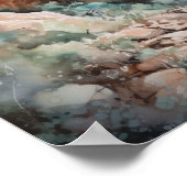 Slot Canyons Utah Landscape Art Print Poster (Hoek)