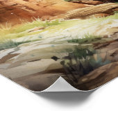 Slot Canyons Utah Landscape Art Print Poster (Hoek)