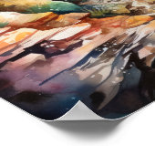 Slot Canyons Utah Landscape Art Print Poster (Hoek)