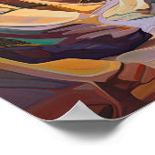 Slot Canyons Utah Landscape Art Print Poster (Hoek)