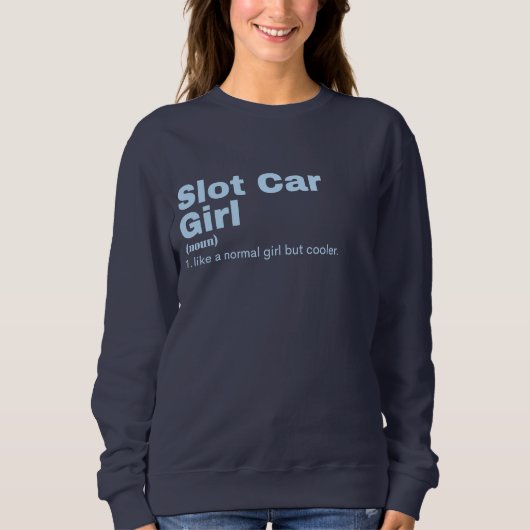 Slot Car Girl - Slot Car Trui (Voorkant)