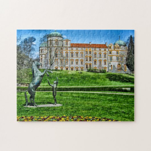 Slot Celle Duitsland. Legpuzzel (Horizontaal)