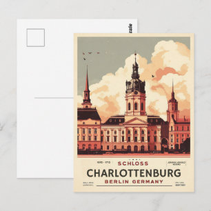 Slot Charlottenburg - Charlottenburg Paleis Briefkaart