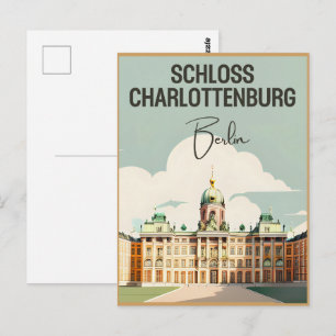 Slot Charlottenburg - Charlottenburg Paleis Briefkaart