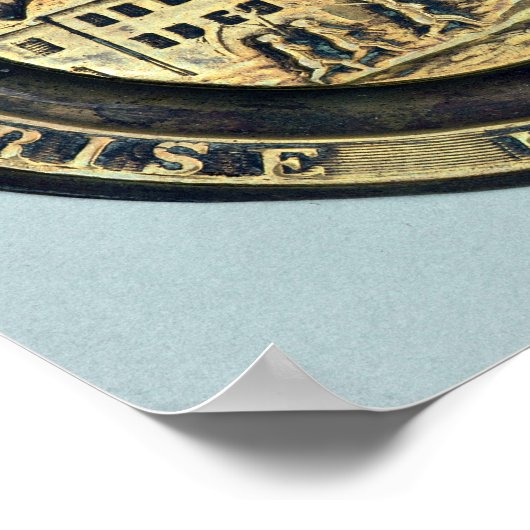 Slot dat het Siege van de Bastille weergeeft Poster (Hoek)