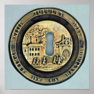 Slot dat het Siege van de Bastille weergeeft Poster