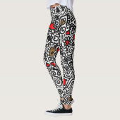 Slot en Sleutel Broek Leggings (Links)