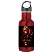 Slot en sleutelflesje (18 oz), rood waterfles  (Voorkant)