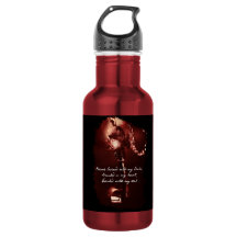 Slot en sleutelflesje (18 oz), rood