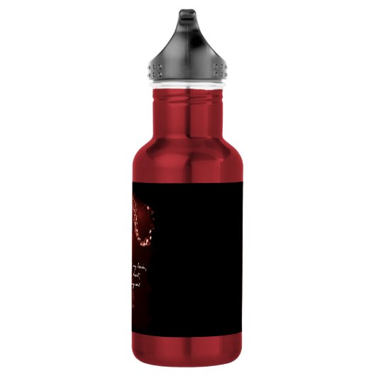 Slot en sleutelflesje (18 oz), rood waterfles  (Rechts)
