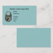  slot en sleutelVisitekaartje Visitekaartje (Voorkant / Achterkant)