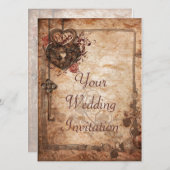 Slot en Uitnodiging voor zeer belangrijke bruiloft (Voorkant / Achterkant)