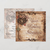 Slot en Uitnodiging voor zeer belangrijke bruiloft (Voorkant / Achterkant)