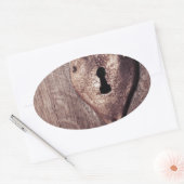 Slot Heart Ovale Sticker (Envelop)