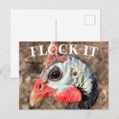 SLOT IT, Guinee Wooden Box Sign Briefkaart (Voorkant / Achterkant)