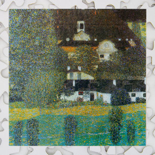 Slot Kammer aan de Attersee II door Gustav Klimt Legpuzzel