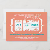 Slot Machine Bachelorette Party in Vegas Kaart (Voorkant)